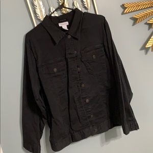 Used Avenue Black stretch fabric jacket